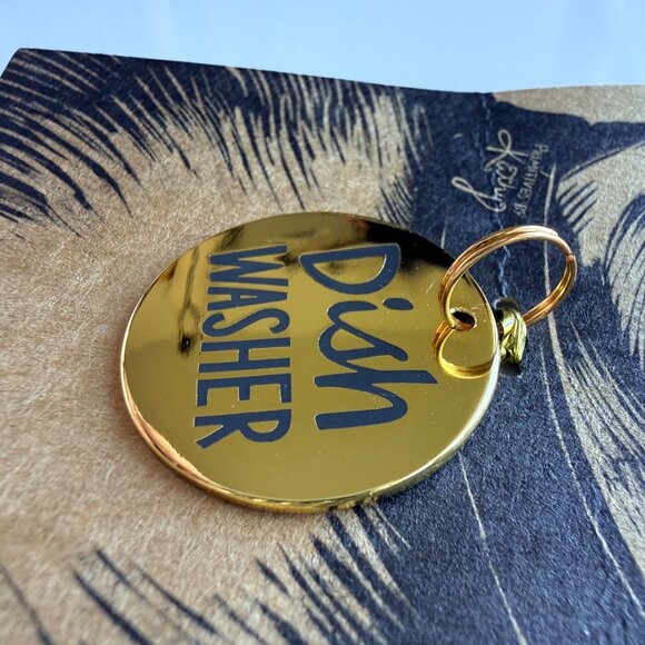 Primitives By Kathy Pet Charms Metal & Enamel Dishwasher & Rescued Who - Picture 3 of 4